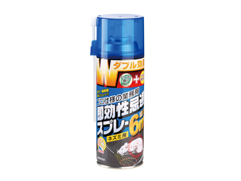 W効果ネズミ忌避スプレー 420ml - 忌避剤の株式会社SHIMADA | ネズミ・害虫の捕獲 | 防犯粘着シート